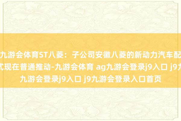 九游会体育ST八菱：子公司安徽八菱的新动力汽车配件智能出产基地格式现在普通推动-九游会体育 ag九游会登录j9入口 j9九游会登录入口首页