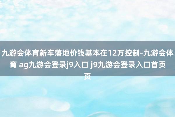九游会体育新车落地价钱基本在12万控制-九游会体育 ag九游会登录j9入口 j9九游会登录入口首页
