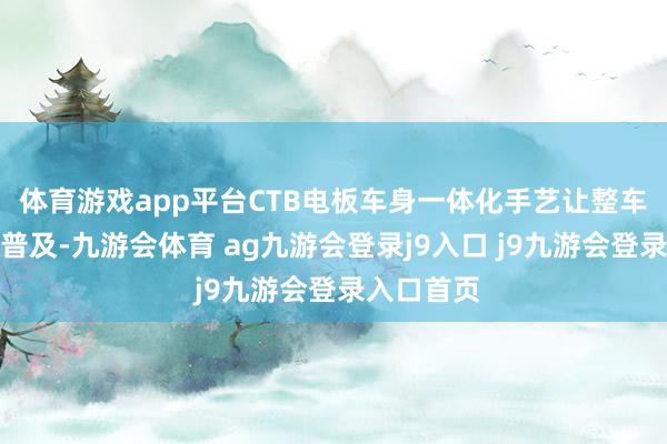 体育游戏app平台CTB电板车身一体化手艺让整车扭转刚度普及-九游会体育 ag九游会登录j9入口 j9九游会登录入口首页