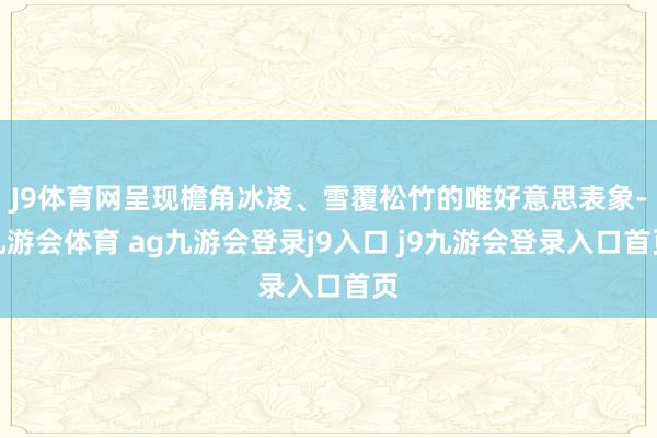 J9体育网呈现檐角冰凌、雪覆松竹的唯好意思表象-九游会体育 ag九游会登录j9入口 j9九游会登录入口首页