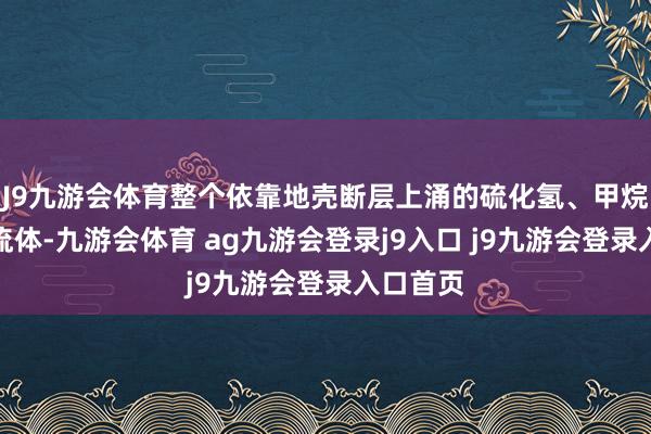 J9九游会体育整个依靠地壳断层上涌的硫化氢、甲烷等地质流体-九游会体育 ag九游会登录j9入口 j9九游会登录入口首页